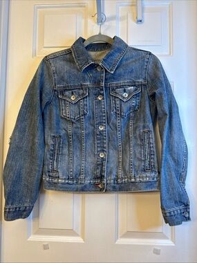 GAP Denim Jean Jacket Size Small 1969 Limited Edition Medium Wash Button Up Y2K